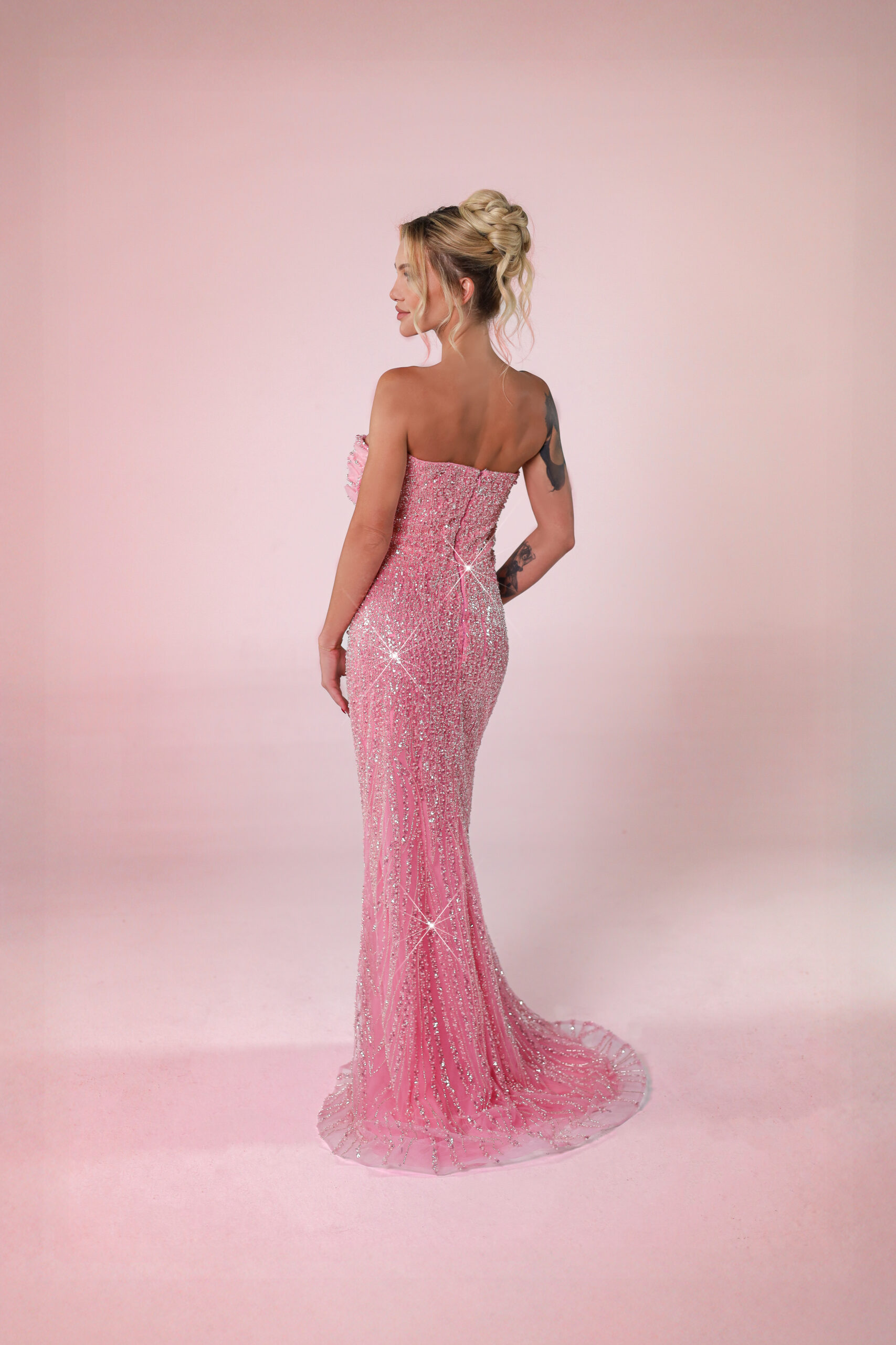 Timeless evening glamour — Andrea Stanic dress.